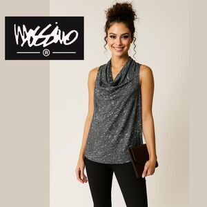 NWT Mossimo Sleeveless Blouse With Cowl Neckline